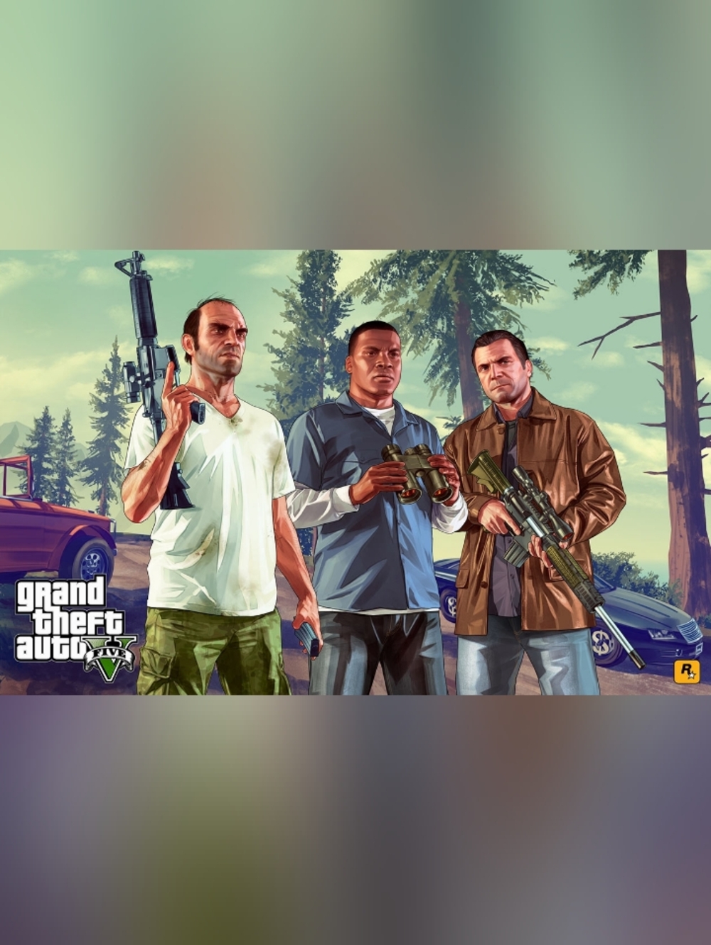 Custom Fridge Magnet GTA V Trio Video Game Home Kitchen Decor